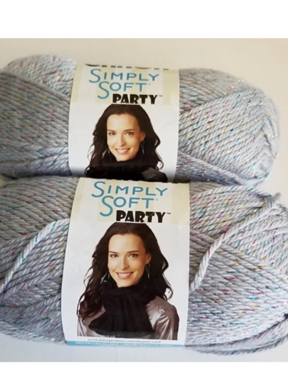 Caron party sparkle yarn 2 balls